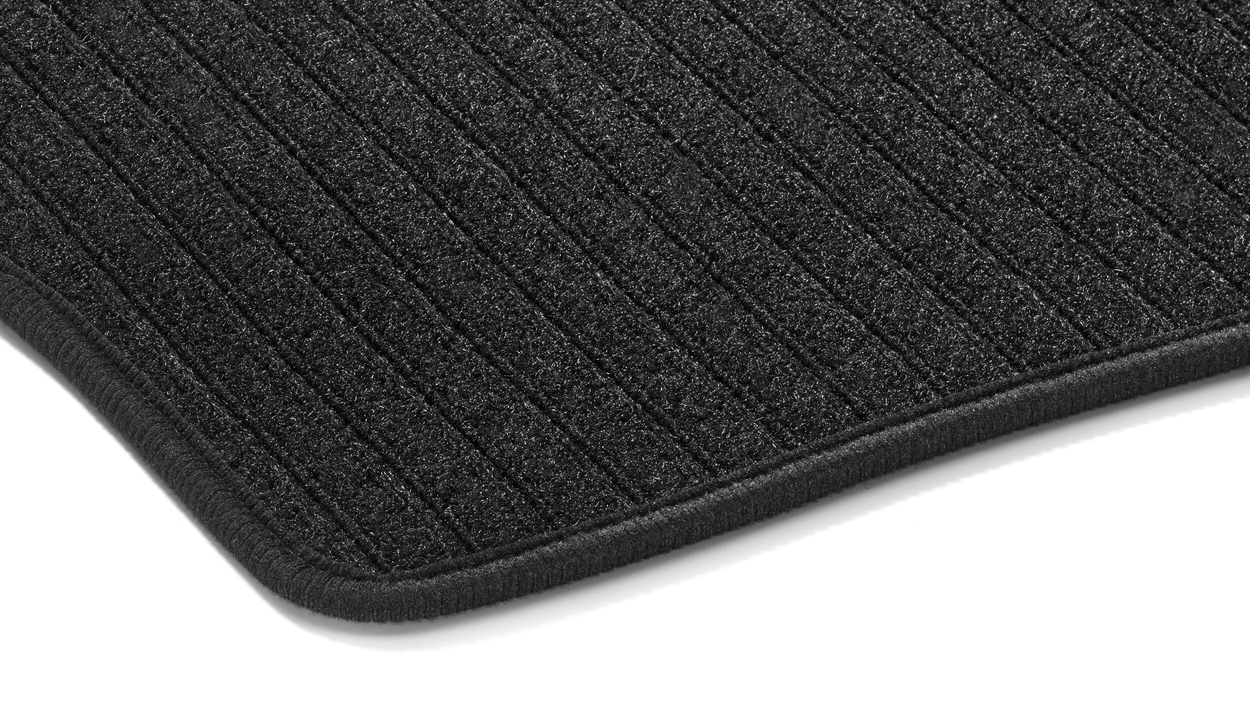 Tapis en reps CLASSIC, 3e rangée de sièges, 2 pièces - LL/RL, noir