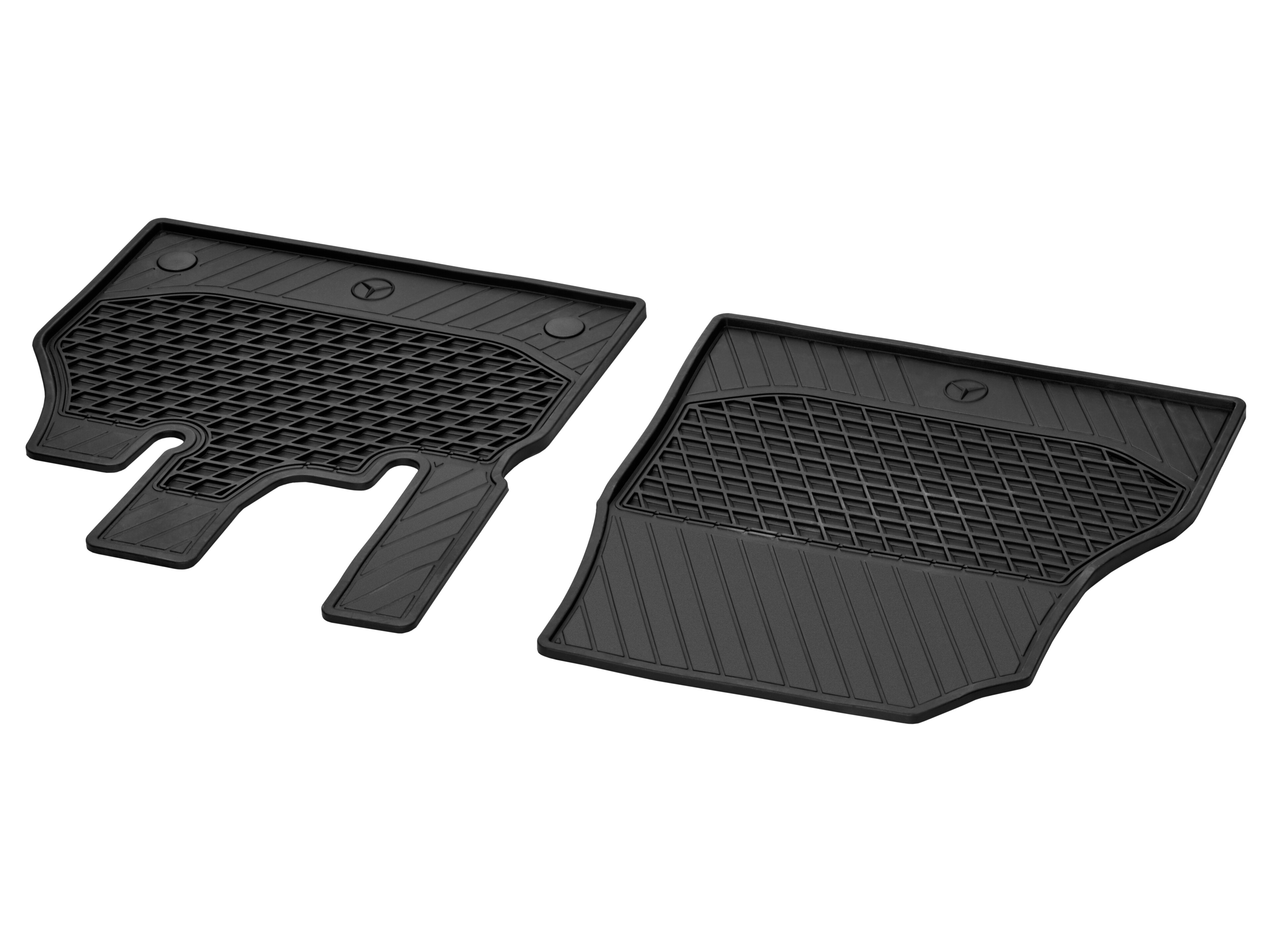 Tapis toutes saisons Tapis de sol conducteur et passager avant, 2 pièces - RL, noir