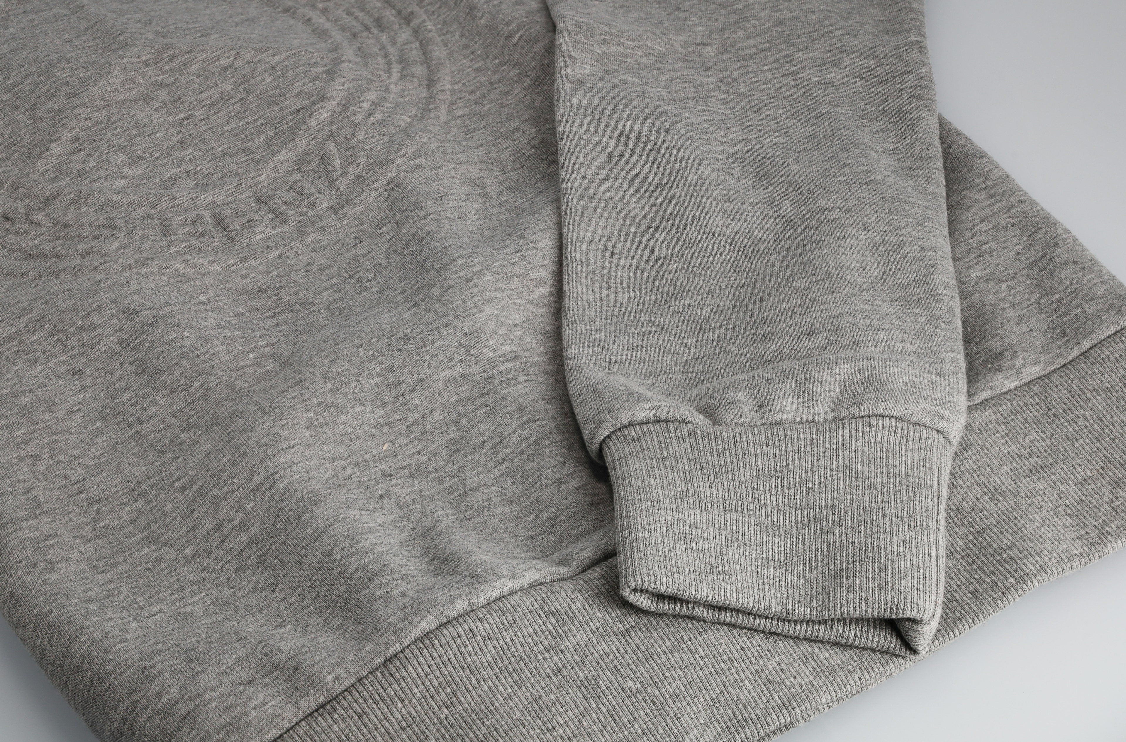 Sweat-shirt, unisexe, gris chiné, Collection MB 2020