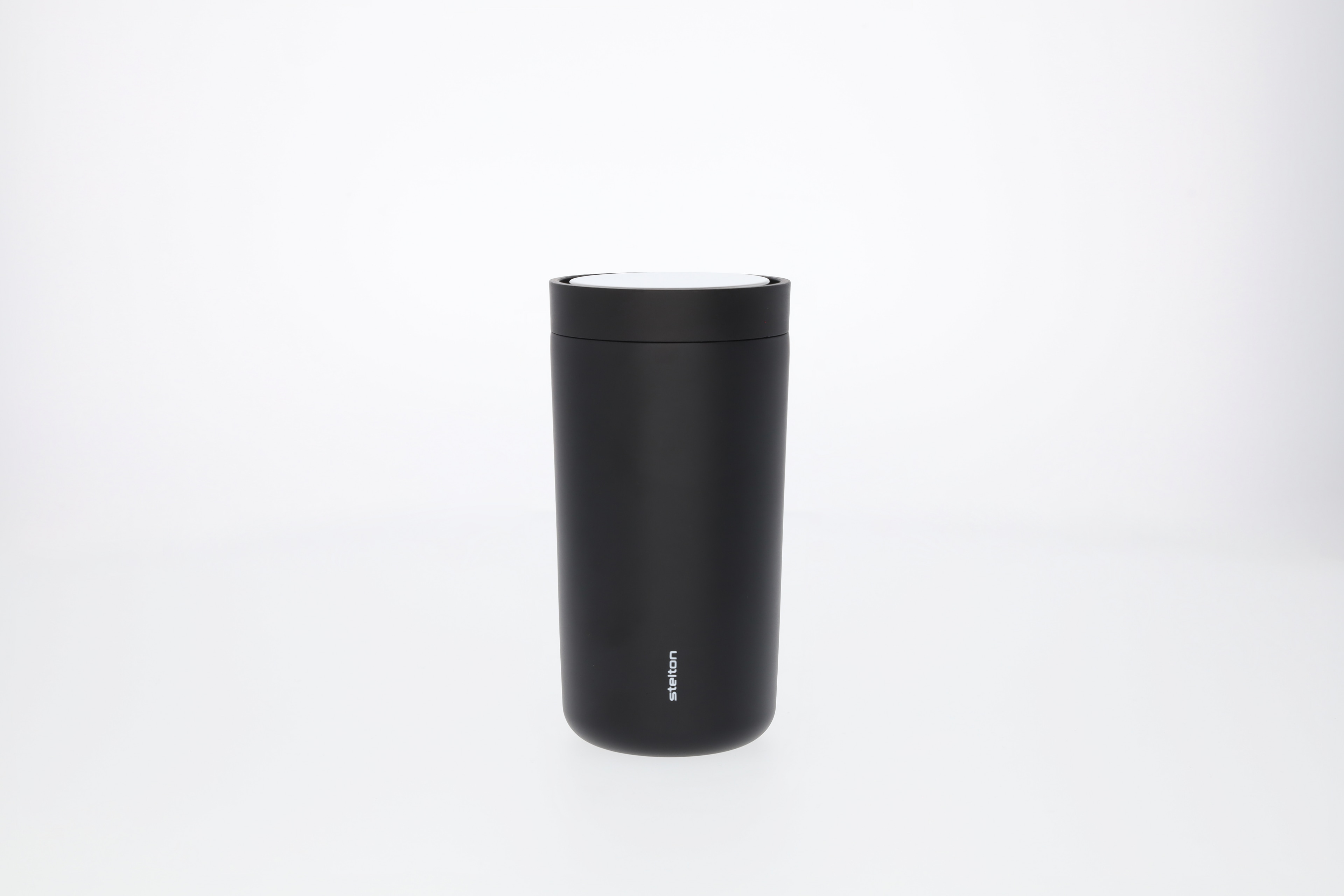 Gobelet To Go - noir, Acier inoxydable / Polypropylène, Stelton, 200 ml