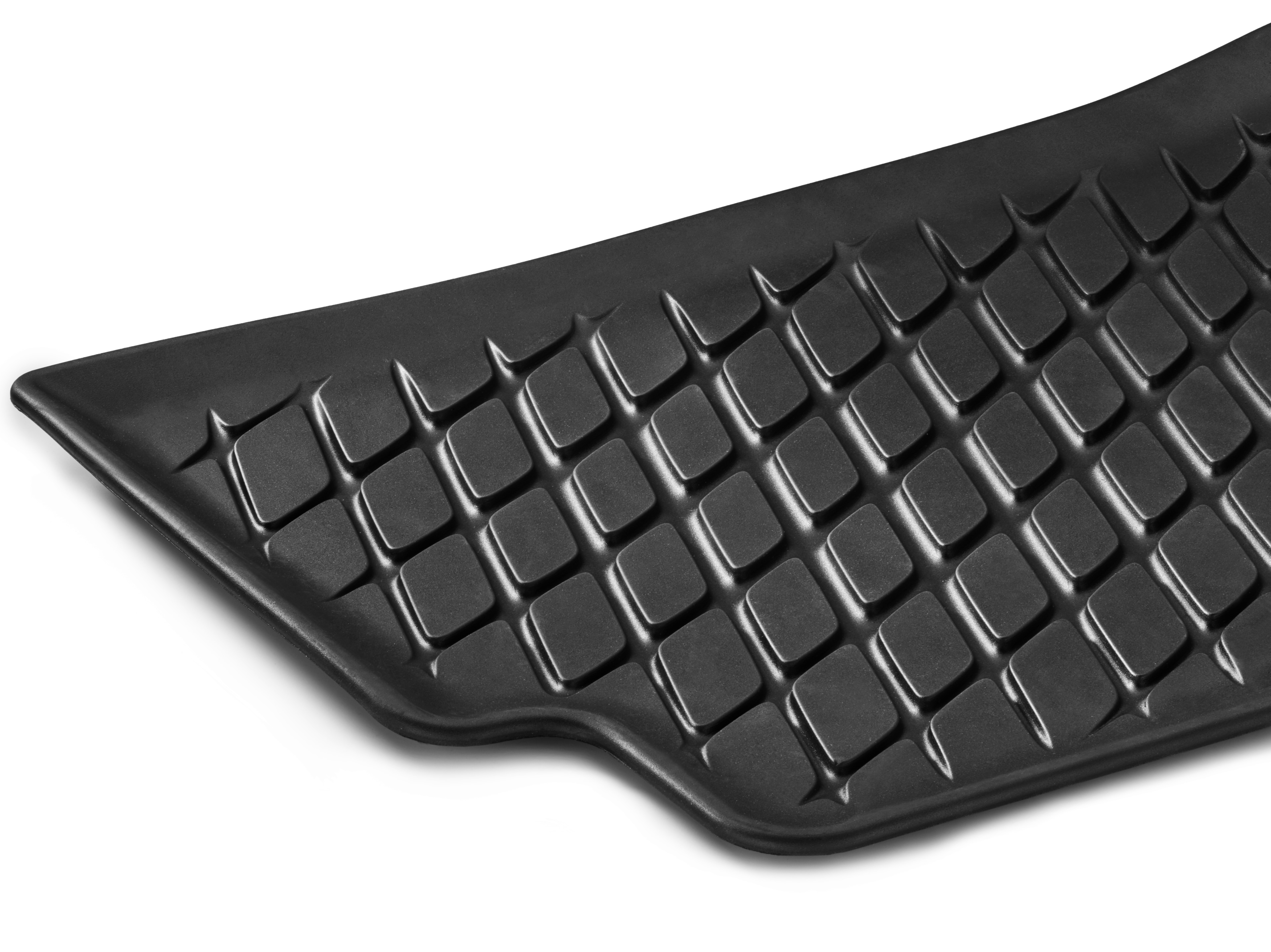 Allwettermatten, Dynamic Squares, Fond, 2-teilig - LL/RL, schwarz