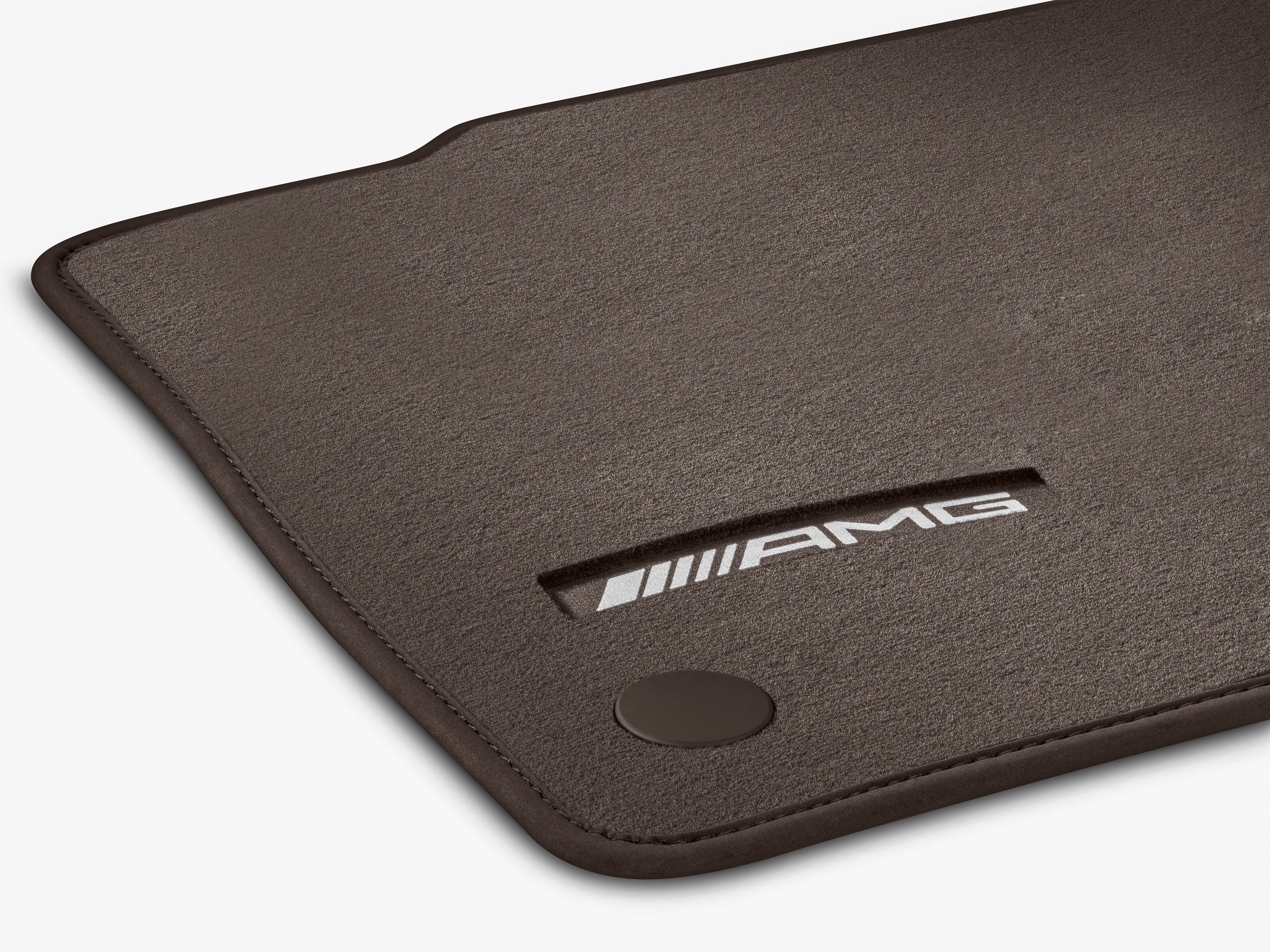 Tapis en velours AMG, Kit, 4 pièces - LL, marron balao
